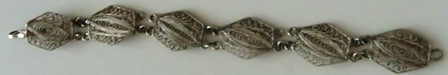 M538M 1920s silver bracelet